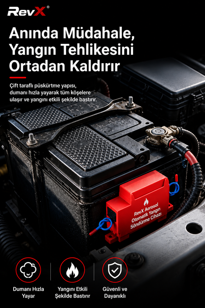 RevX Aerosol Otomatik Yangın Söndürme Cihazı