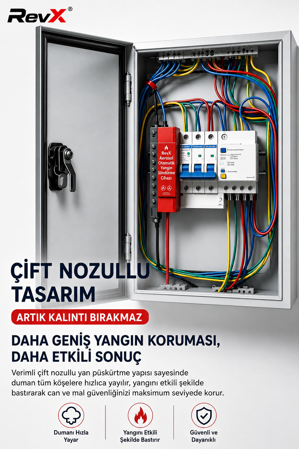 RevX Aerosol Otomatik Yangın Söndürme Cihazı