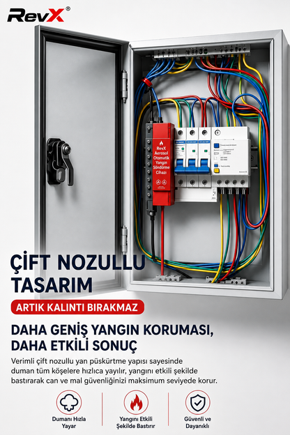 RevX Aerosol Otomatik Yangın Söndürme Cihazı