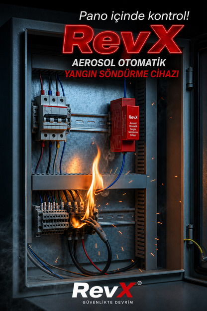 RevX Aerosol Otomatik Yangın Söndürme Cihazı